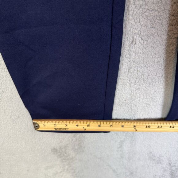 S Chicos Pants Womens 1 Short US 8 Navy Blue Ponte Slim Ankle Pull On NWT - Picture 6 of 12
